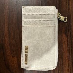 Steve Madden Cream Slim Wallet/Card Holder